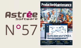 Astrée Software à la une du N°57 du magazine Production et Maintenance